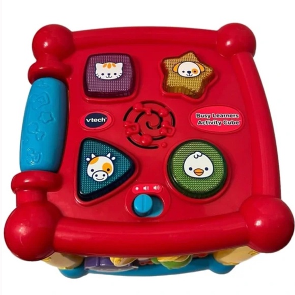 VTech Busy Learning Activity Cube Musical Multicolor - Picture 2 of 4